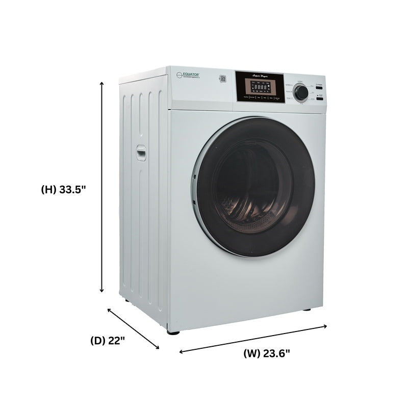 Sèche-linge compact PREMIUM 24 po à évacuation avec prise pour laveuse, 3,1 pi³/13 lb, capteur, 110 V