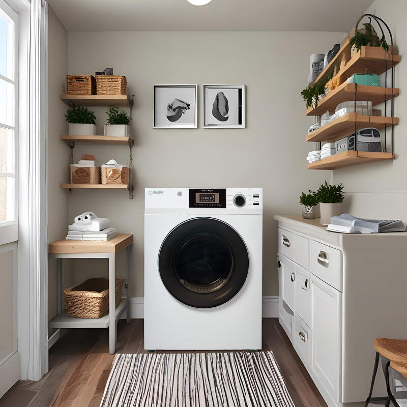 Sèche-linge compact PREMIUM 24 po à évacuation avec prise pour laveuse, 3,1 pi³/13 lb, capteur, 110 V