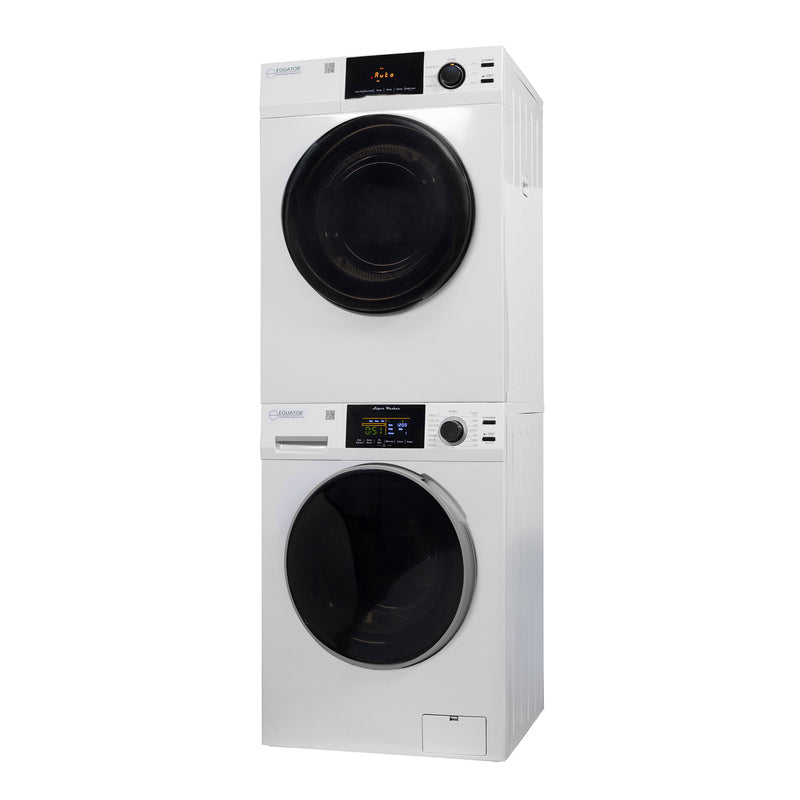 110V STANDARD STACKABLE EW 835 18 lbs Washer 1.9cf + ED 870 Vented Sensor Dryer 4cf
