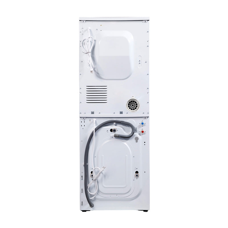 110V STANDARD STACKABLE EW 835 18 lbs Washer 1.9cf + ED 870 Vented Sensor Dryer 4cf