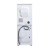 110V STANDARD STACKABLE EW 835 18 lbs Washer 1.9cf + ED 870 Vented Sensor Dryer 4cf