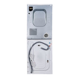 LAVADORA APILABLE ESTÁNDAR EW 835 18 lbs 1.9 pies cúbicos 110V + SECADORA VENTILADA CON SENSOR ED 880 4 pies cúbicos 220V