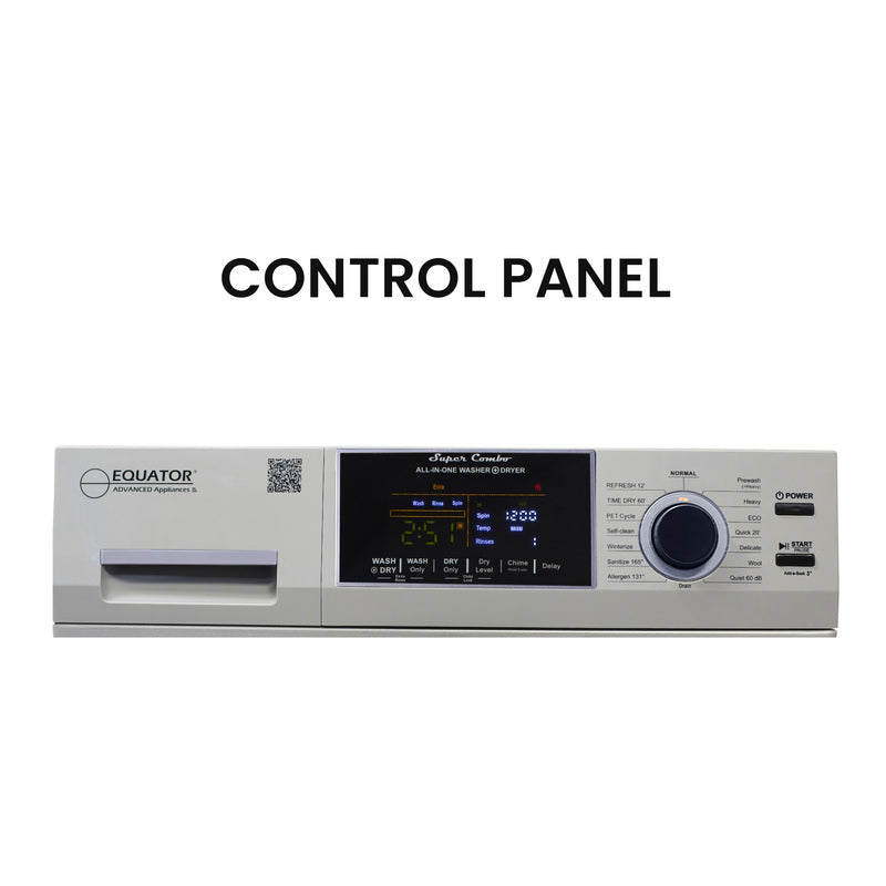 Original All-in-One 4800 Washer Dryer VENTED-DRY 30% FASTER than Condense 15lb 110V