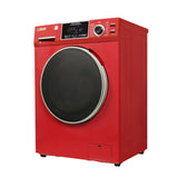 All-in-One Washer Dryer VENTLESS/VENTED PET 1.62cf/15lbs+Portability Kit Merlot