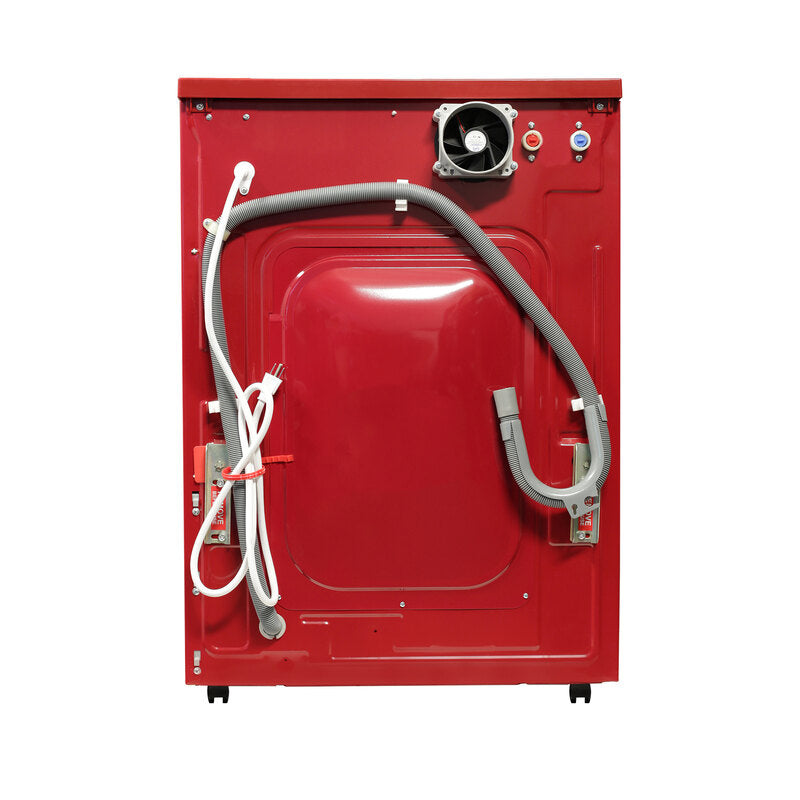 All-in-One Washer Dryer VENTLESS/VENTED PET 1.62cf/15lbs+Portability Kit Merlot