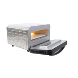 Horno para pizza Equator de 0.5 pies cúbicos para interiores/exteriores con piedra para hornear auténtica – Cocina pizzas de 12 pulgadas, 6 modos preestablecidos, ajustes personalizados y juego de accesorios para un verdadero sabor a pizzería en casa