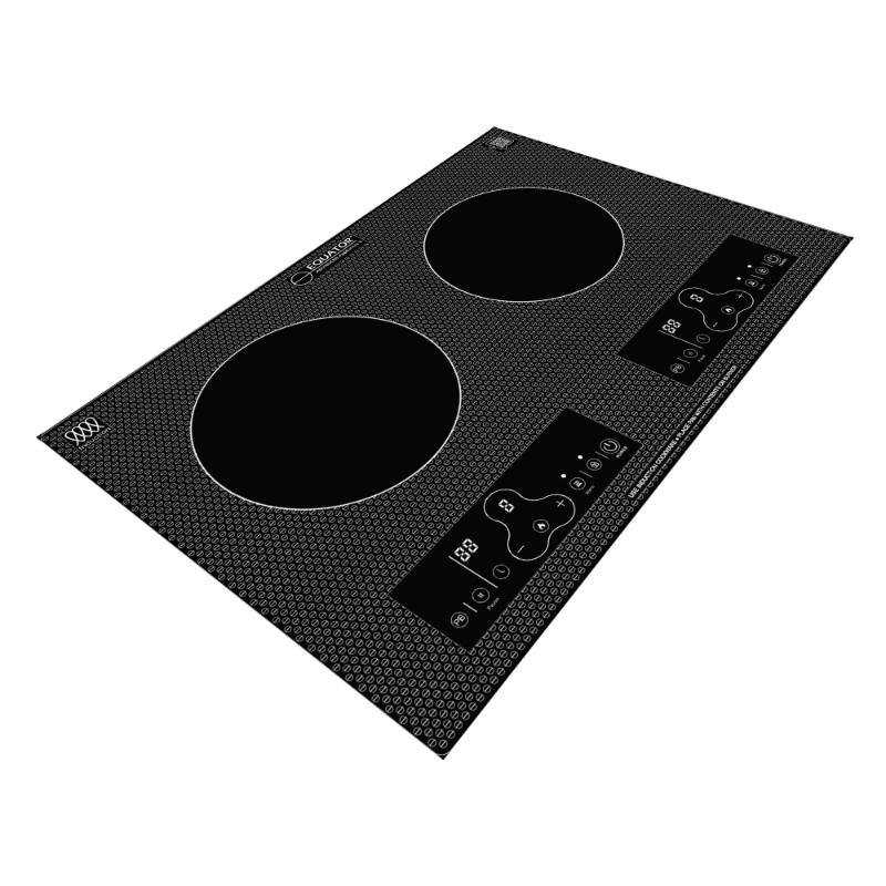 Equator 20inch Built-In/Freestanding 2 Burner HORIZONTAL Induction Cooktop 110V