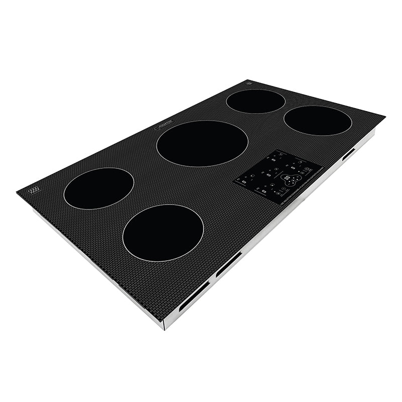 Equator 36 inch Built-In 5 Burner Induction Cooktop POWER BOOST Keep Warm 240V/9600W