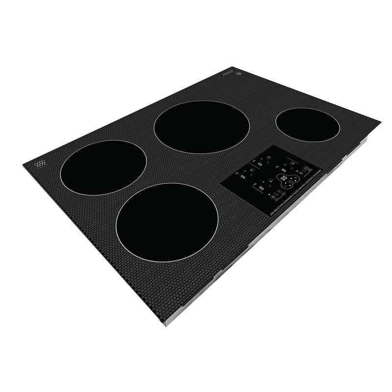 Parrilla de inducción integrada Equator de 30 pulgadas, 4 quemadores, POWER BOOST, función para mantener caliente, 240V, 7400W