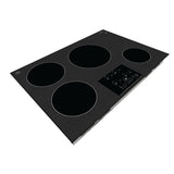 Parrilla de inducción integrada Equator de 30 pulgadas, 4 quemadores, POWER BOOST, función para mantener caliente, 240V, 7400W