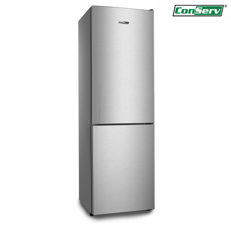 Conserv 11.5cf Tall Frost Free Ref-Freezer 24in Wine Rack E-Star 43dB Stainless
