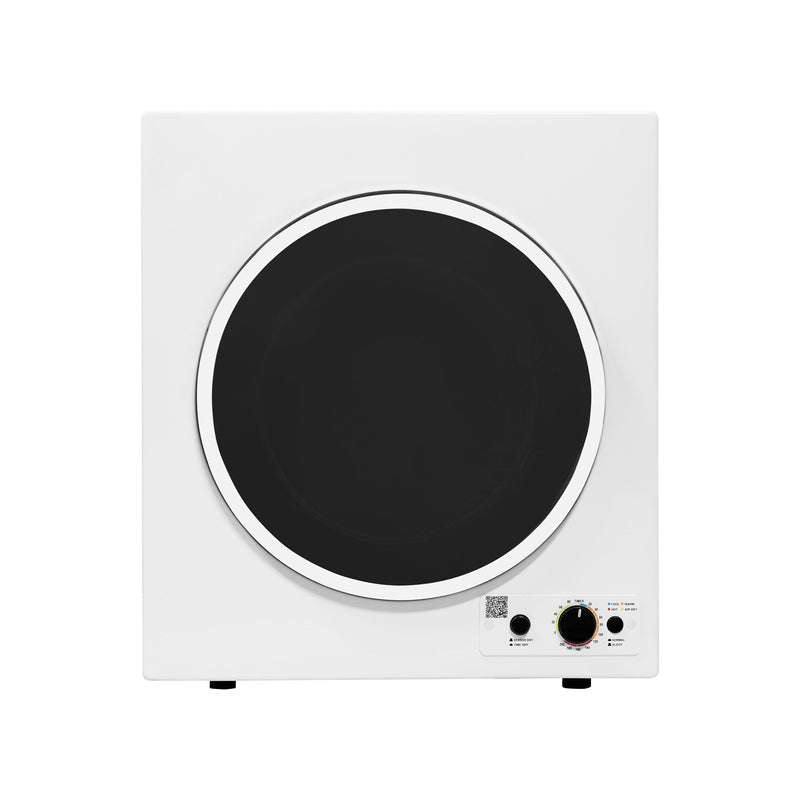 Secadora compacta ventilada con sensor 3.5 pies cúbicos/13 libras 110V CONTROLES INFERIORES (Reacondicionada)
