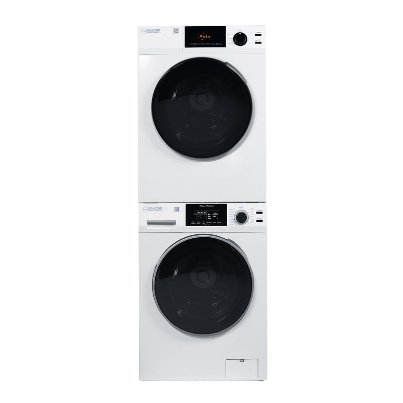 110V STANDARD STACKABLE EW 835 18 lbs Washer 1.9cf + ED 870 Vented Sensor Dryer 4cf