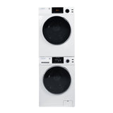 110V STANDARD STACKABLE EW 835 18 lbs Washer 1.9cf + ED 870 Vented Sensor Dryer 4cf