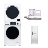 PRO PET Pack Stackable 1.6cf Washer+3.5cf Dryer+PET Groomer+PET Air Purifier/Hum