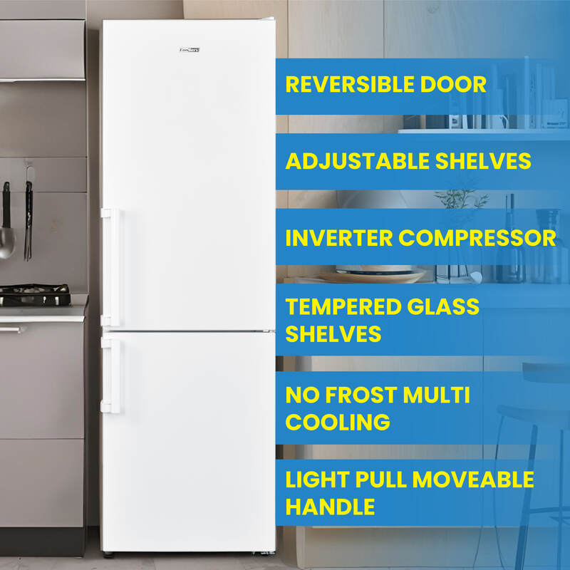 Conserv 12cf No Frost Bottom Freezer Refrigerator Wine Rack GARAGE READY E-Star
