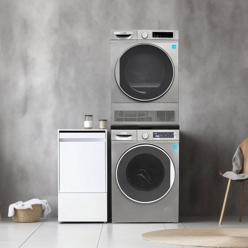 Lavadora Conserv Luxe de 2.2 pies cúbicos 110V + Secadora de condensación de 4 pies cúbicos 220V, garantía de 2 años
