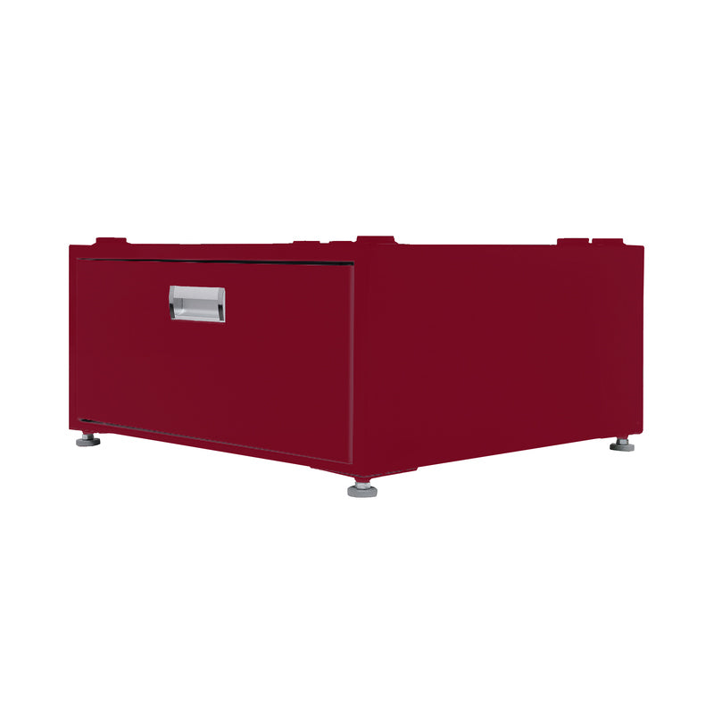 Pedestal para lavandería Equator de 24 pulgadas, 11 pulgadas de alto + cajón de almacenamiento extraíble y patas ajustables