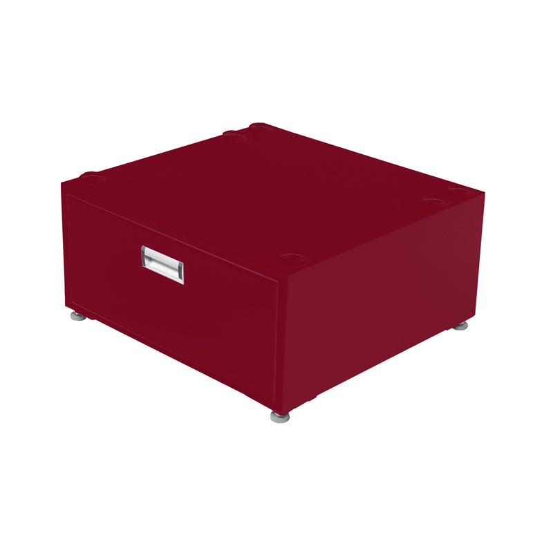 Pedestal para lavandería Equator de 24 pulgadas, 11 pulgadas de alto + cajón de almacenamiento extraíble y patas ajustables