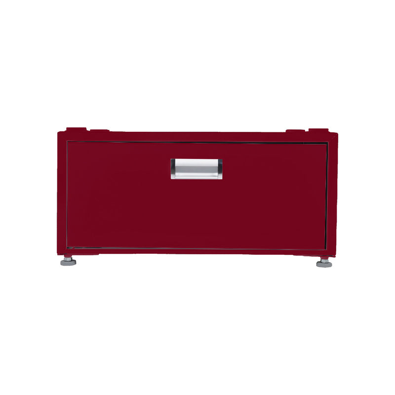 Pedestal para lavandería Equator de 24 pulgadas, 11 pulgadas de alto + cajón de almacenamiento extraíble y patas ajustables