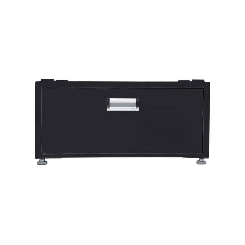 Pedestal para lavandería Equator de 24 pulgadas, 11 pulgadas de alto + cajón de almacenamiento extraíble y patas ajustables