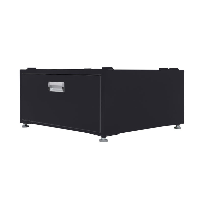 Pedestal para lavandería Equator de 24 pulgadas, 11 pulgadas de alto + cajón de almacenamiento extraíble y patas ajustables