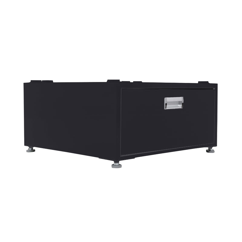 Pedestal para lavandería Equator de 24 pulgadas, 11 pulgadas de alto + cajón de almacenamiento extraíble y patas ajustables
