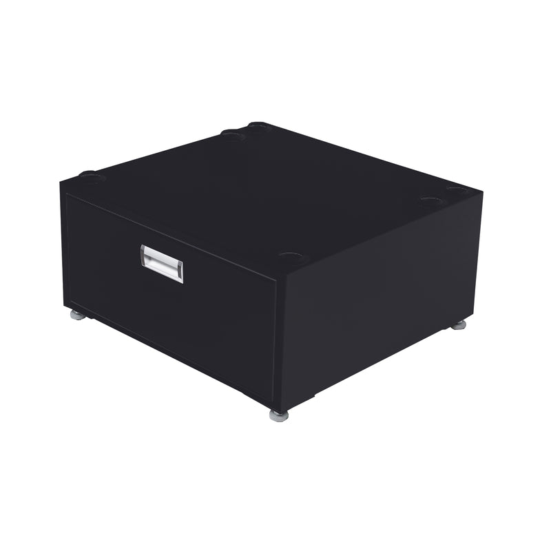 Pedestal para lavandería Equator de 24 pulgadas, 11 pulgadas de alto + cajón de almacenamiento extraíble y patas ajustables