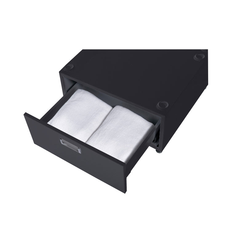 Pedestal para lavandería Equator de 24 pulgadas, 11 pulgadas de alto + cajón de almacenamiento extraíble y patas ajustables