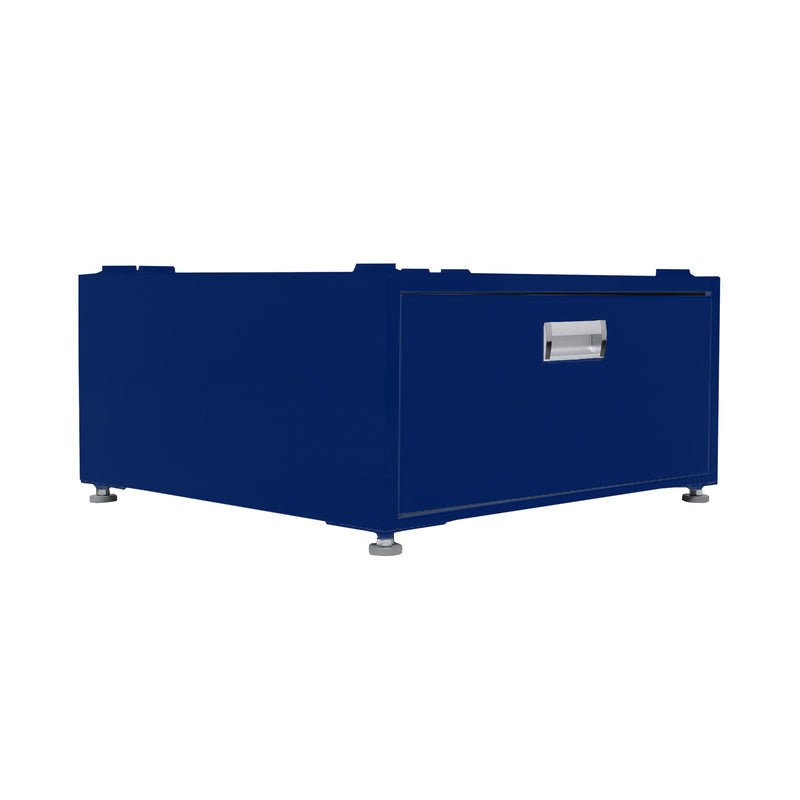 Pedestal para lavandería Equator de 24 pulgadas, 11 pulgadas de alto + cajón de almacenamiento extraíble y patas ajustables