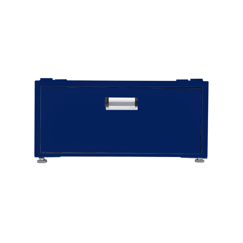 Pedestal para lavandería Equator de 24 pulgadas, 11 pulgadas de alto + cajón de almacenamiento extraíble y patas ajustables