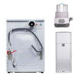 Pack PRO PET : lave-linge/sèche-linge combiné 1,62 pi³ + brosse de toilettage pour animaux + purificateur d'air/humidificateur