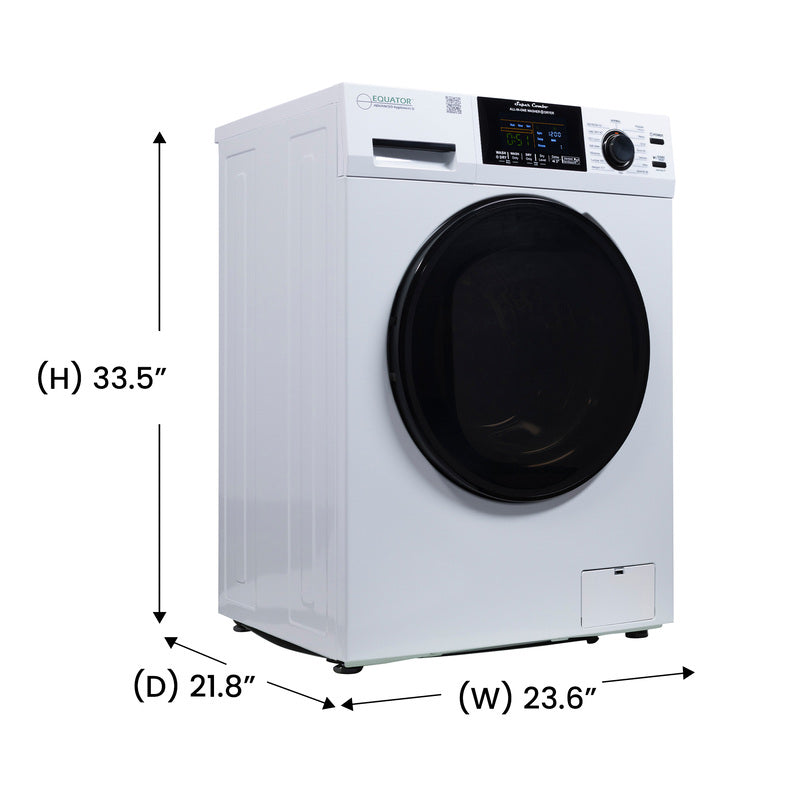 Pack PRO PET : lave-linge/sèche-linge combiné 1,62 pi³ + brosse de toilettage pour animaux + purificateur d'air/humidificateur