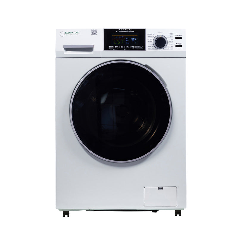 All-in-One Washer Dryer VENTLESS/VENTED PET 1.62cf/15lbs+Portability Kit Merlot