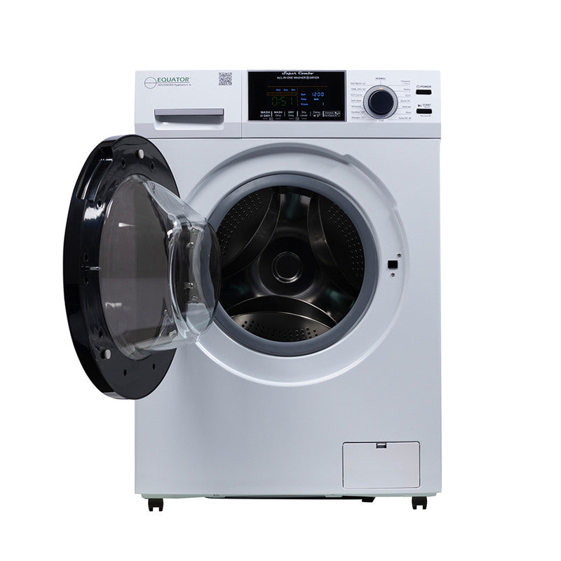 All-in-One Washer Dryer VENTLESS/VENTED PET 1.62cf/15lbs+Portability Kit Merlot