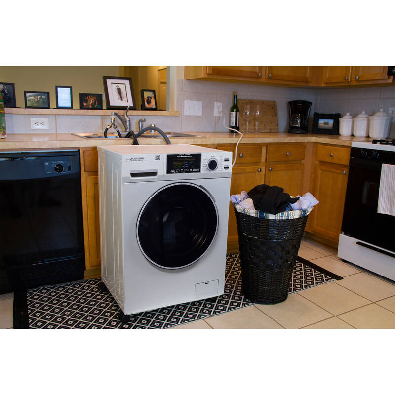 All-in-One Washer Dryer VENTLESS/VENTED PET 1.62cf/15lbs+Portability Kit Merlot