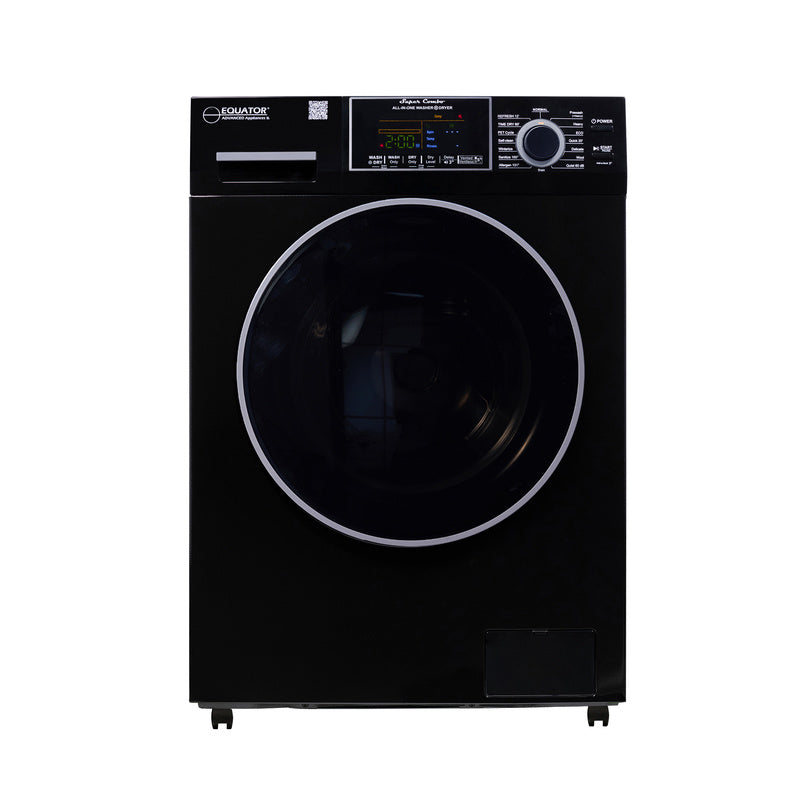 All-in-One Washer Dryer VENTLESS/VENTED PET 1.62cf/15lbs+Portability Kit Merlot