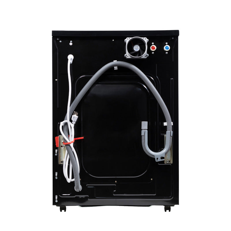 All-in-One Washer Dryer VENTLESS/VENTED PET 1.62cf/15lbs+Portability Kit Merlot