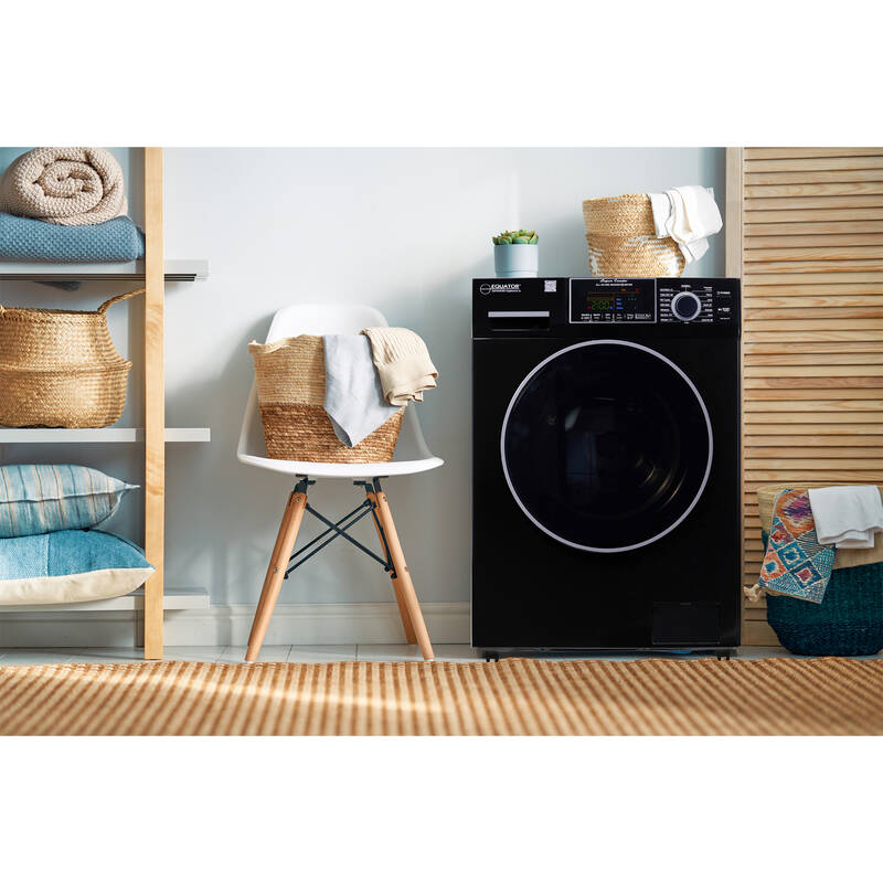 All-in-One Washer Dryer VENTLESS/VENTED PET 1.62cf/15lbs+Portability Kit Merlot