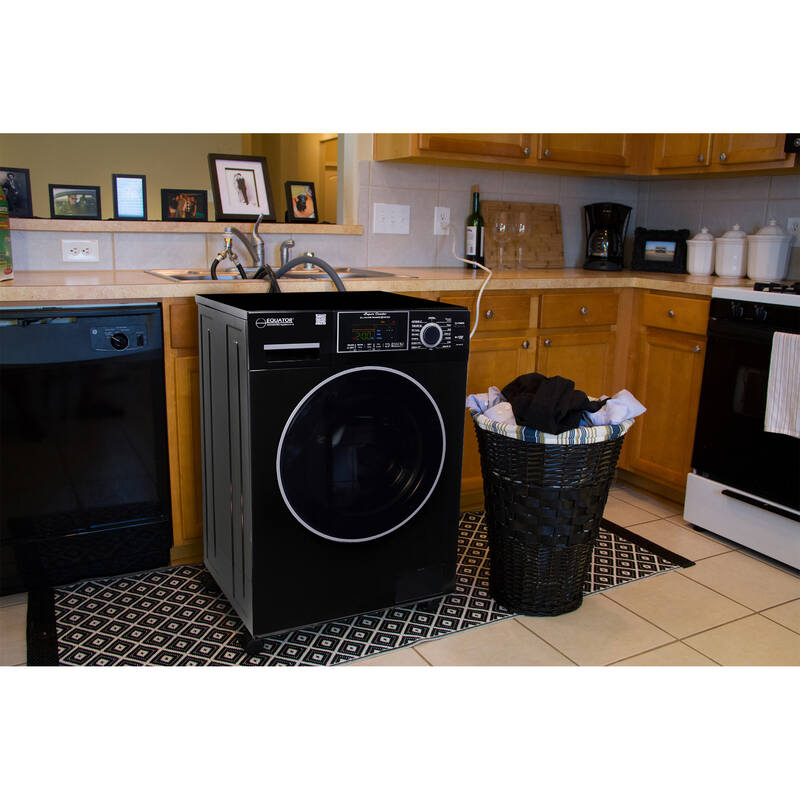All-in-One Washer Dryer VENTLESS/VENTED PET 1.62cf/15lbs+Portability Kit Merlot