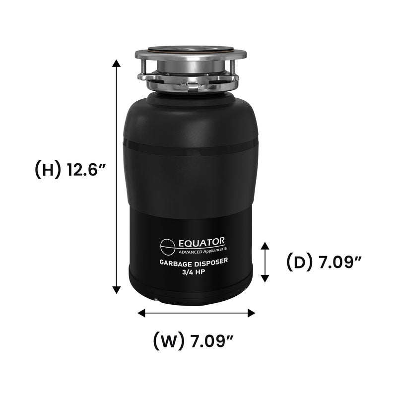 24 in Dishwasher 14 place + 3/4 HP Garbage Disposer QUIET 51dB 110V E-Star ADA -- White