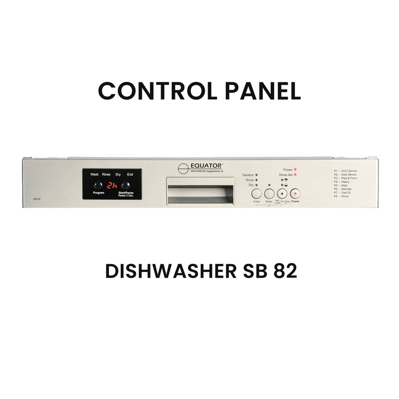 24 in Dishwasher 14 place + 3/4 HP Garbage Disposer QUIET 51dB 110V E-Star ADA -- White