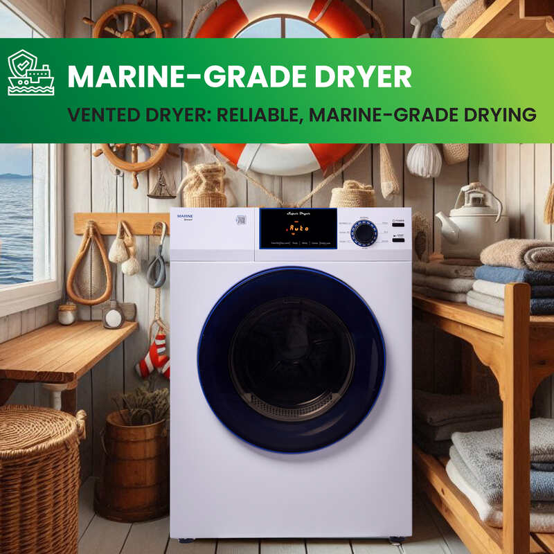 Marine Dryer ANTI CORROSION 3.1 cf/15 lbs Sanitize Sensor Dry Refresh ECO 110V
