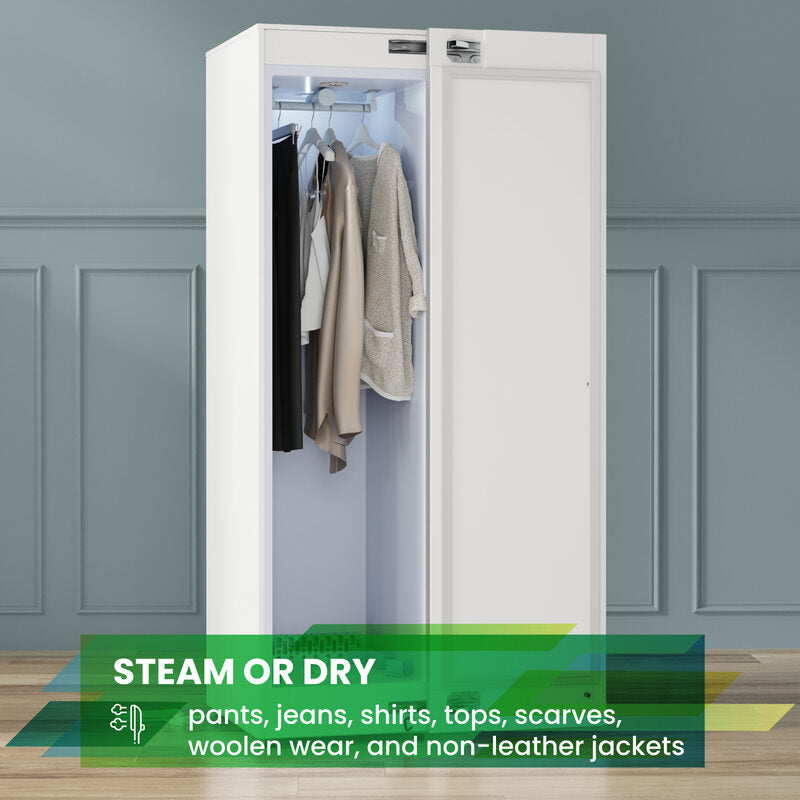 Steam Dryer Closet Sanitize Deodorize Refresh Slim110V