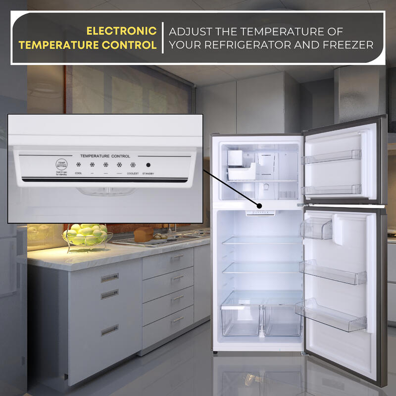 Conserv 30in Refrigerator 18cf Top Freezer INSTALLED ICE MAKER E-Star 110V