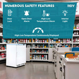 Refrigerador COMERCIAL/FARMACÉUTICO Conserv Compact de 24 pulgadas, 3.9 pies cúbicos, WIFI, 110V