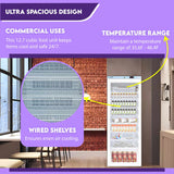 Conserv 24in COMMERCIAL/PHARMACEUTICAL Refrigerator 12.7cf WIFI 110V
