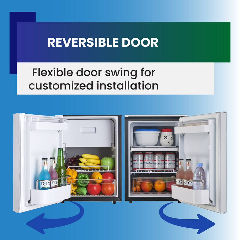 Compact RV-Marine-Offgrid Convertible Refrigerator-Freezer 1.6cf 12V 110V