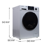 TINY HOME ULTRA COMPACT APPLIANCE PACK- Combo Washer-Dryer+Dishwasher+Cooking Range+Refrigerator+Microwave