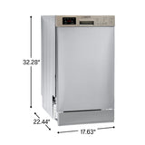 TINY HOME ULTRA COMPACT APPLIANCE PACK- Combo Washer-Dryer+Dishwasher+Cooking Range+Refrigerator+Microwave
